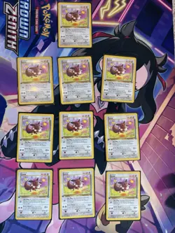 💥 Eevee 51/64 Jungle 1st Edition LOT of 10! Stamp Pokemon 1999 Vintage Card - Image 1