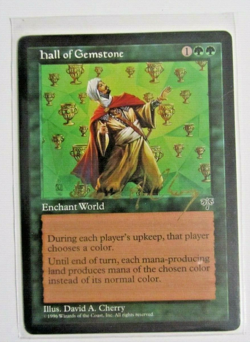 Magic The Gathering - Hall Of Gemstone Card - Mirage - Image 1