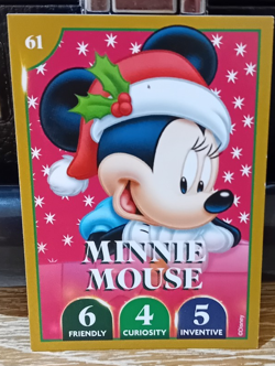 Morrisons Disney Christmas Party 2025 Collectors Cards 61 Minnie Mouse new - Image 1