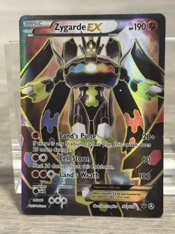 Zygarde EX 54a/124 Fates Collide Full Art Ultra Rare Holo Pokemon Trading Card - Image 1