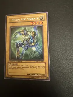 ELEMENTAL HERO SPARKMAN Yu-Gi-Oh Card EHC2-EN001 LIMITED SECRET RARE - Image 3