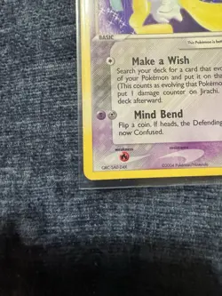Pokemon TCG Jirachi Holo Rare Card 8/101 EX Hidden Legends - Image 5