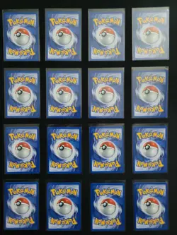 Pokemon Fossil Red Logo 3rd Print 1999 2000 Full Commons Set 16 Cards - Image 2