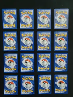 Pokemon Fossil Red Logo 3rd Print 1999 2000 Full Commons Set 16 Cards - Image 4