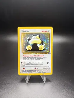 Ronflex / Snorlax French 11/64 Holo Jungle Pokemon Card TCG - 1999 LP - Image 1