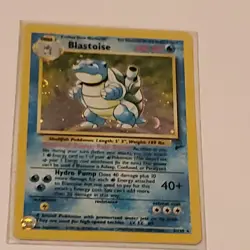 POKEMON Base Set 2 Blastoise Holo Card #2/130 MT/NMT - Image 4