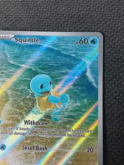 Squirtle 170/165 Sv: Scarlet & Violet 151 Holo Pokemon card US seller - Image 5
