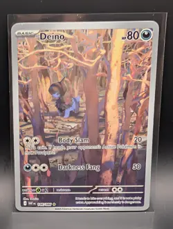 Deino - 146/086 White Flare Illustration Rare Full Art Pokemon Card - Image 1