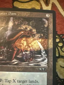 Mtg Magic Alliance Floodwater Dam Ink Error Misprint Error Card - Image 2
