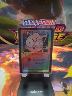 1st Edition Pokederp 2 Breakout Jiggles Holo- Jigglypuff 5/8 Custom Derpy Card - Image 1