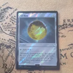 1x Sol Ring 0357 FFVII, Surge Foil, Final Fantasy, Magic MTG NM - Image 1