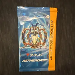 Magic The Gathering Aetherdrift Collector Booster Pack, New & Sealed - Image 1