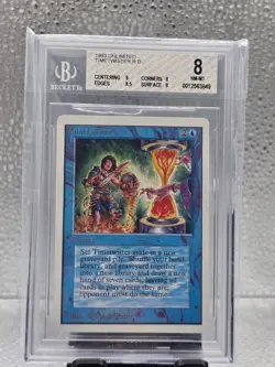 1993 Unlimted MTG Magic The Gathering Timetwister Rare Blue Power 9! BGS 8! - Image 1