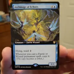 Archmage of Echoes - (Extended Art) - Commander: Wilds of Eldraine - MTG - NM - Image 1