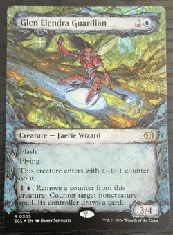 1x Glen Elendra Guardian Showcase Foil (Lorwyn Eclipsed) 305 NM x1 - Image 1