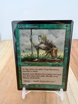 MTG Crop Rotation - Foil - Urza’s Saga - Vintage - Image 1