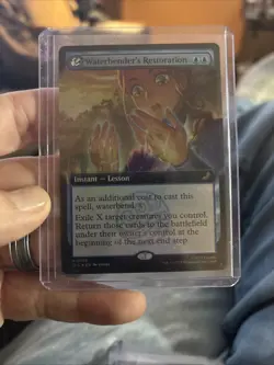 Waterbender's Restoration (Extended Art Foil) Rare MTG Avatar Eternal - Image 3