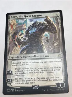 Karn, the Great Creator War of the Spark Regular NM/LP - Image 1
