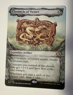 CHRONICLE OF VICTORY Mythic Lorwyn Eclipsed Near Mint MTG - Image 1
