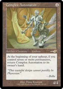 COMPLEX AUTOMATON ~mtg NM Nemesis Rare x1 - Image 1