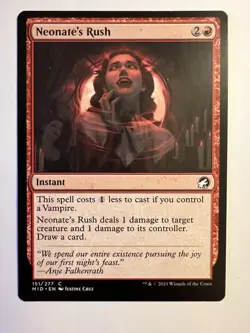 MTG Innistrad Midnight Neonate's Rush 151/277 Magic the Gathering NM - Image 1