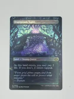 Overgrown Tomb (Borderless) Lorwyn Eclipsed Foil 0350 - Image 2