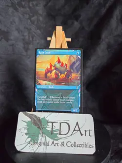 RUIN CRAB ~ NM ~ MTG Magic- 295 ZNR Zendikar Rising SHOWCASE landfall mill - Image 1