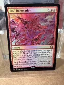 MTG Soul Immolation Foil Mythic NM - Image 1