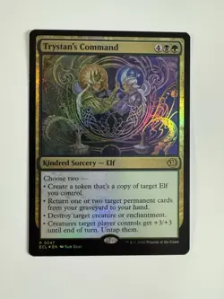 MTG - Trystan's Command (Foil) - Lorwyn Eclipsed NM/M Condition - Image 1
