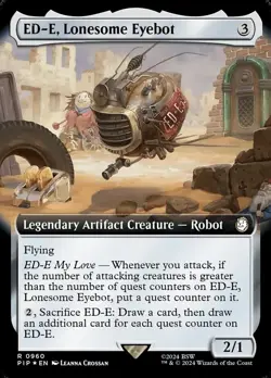 ED-E, Lonesome Eyebot (Extended Art) - Universes Beyond: Fallout (PIP)' - Image 1