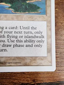 MTG ⭐Island Sanctuary ⭐NM+ 10 HQ pics! ⭐5th (Fifth) Edition ⭐Rare 1997 Magic - Image 5