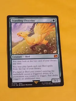 MTG, Traveling Chocobo, FIN 210,Mythic, NM, English, Pack FRESH - Image 1