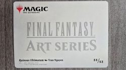 Ruinous Ultimatum (Art Series) #33/53 Final Fantasy MTG Near Mint - Image 2