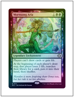 1x Mornsong Aria, Foil, Lorwyn Eclipsed, Magic MTG NM - Image 1
