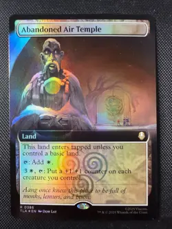 MTG Abandoned Air Temple Extended Art Foil R 0386 Avatar The Last Airbender NM - Image 1