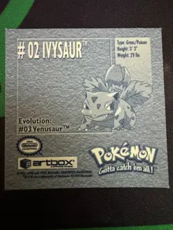 Mix And Match You Choose - Pokemon artbox series 1 stickers 1999 nintendo - Image 5