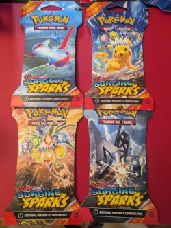 Pokemon TCG Scarlet & Violet Surging Sparks Booster Pack SEALED - Image 1