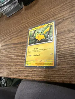 Pikachu 25/165 (Holiday Calendar) Stamped Pokemon Scarlet & Violet 151 - Image 1