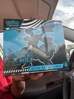 NEW Sealed Pokemon TCG Scarlet and Violet Black Bolt ETB Elite Trainer Box!$ - Image 1