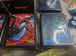 Pokemon TCG Charizard Lot - Deck Boxes Sleeves Metal Coins Damage Dice Markers - Image 4