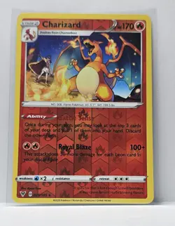 Charizard Reverse Foil Pokemon Sword & Shield Vivid Voltage #025 - Image 1