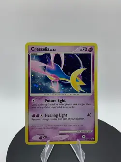 Pokemon Cresselia Holo Rare 2/100 D&P Majestic Dawn LP - Image 1