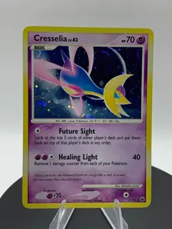 Pokemon Cresselia Holo Rare 2/100 D&P Majestic Dawn LP - Image 4