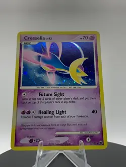 Pokemon Cresselia Holo Rare 2/100 D&P Majestic Dawn LP - Image 5