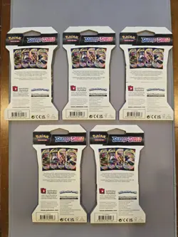 Pokemon Sword And Shield Sleeved Booster Packs X5 - Image 2