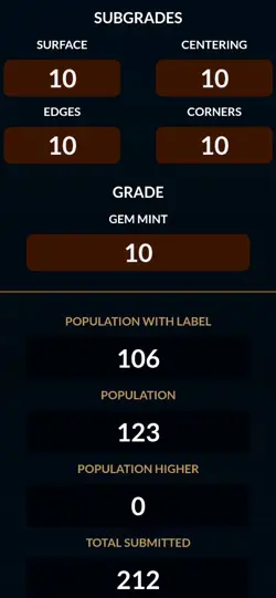 Pokemon TCG Gengar EX 104/162 Temporal Forces ACE 10 GEM MINT *perfect Subs * - Image 3