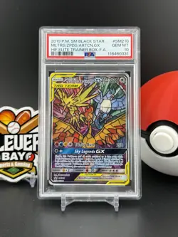 Moltres & Zapdos & Articuno GX SM210 Promo Tag Team 2019 Pokemon PSA 10 (CB) - Image 1