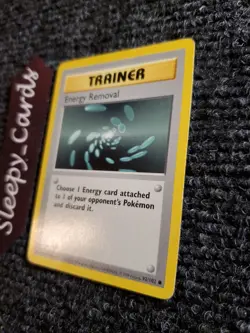 Energy Removal 92/102 - 1ST EDITION SHADOWLESS - Pokemon Base Set Trainer - NM - Image 2