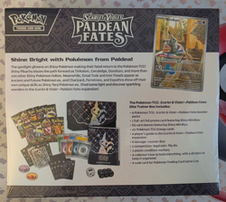 Pokemon Scarlet & Violet Paldean Fates ETB Elite Trainer Box - MINOR DAMAGE 820650856181 - Image 3