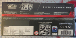 Pokemon Scarlet & Violet Paldean Fates ETB Elite Trainer Box - MINOR DAMAGE 820650856181 - Image 5
